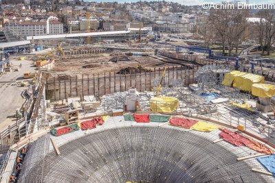 Stuttgart 21, construction of new underground station PFA1.1